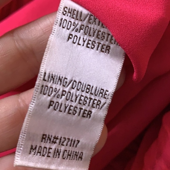 BADGLEY MISCHKA ruffle pink rear V Blouse retro overlay women’s medium blouse - Picture 6 of 10